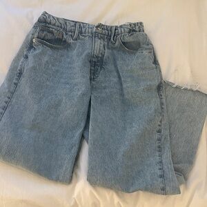 Good American Relaxed Wide Leg Jeans